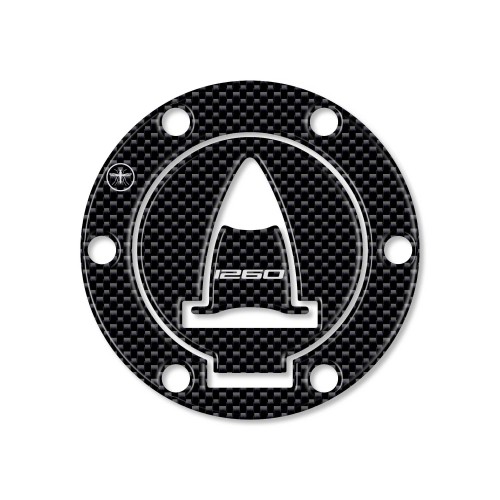 Tapón depósito ADHESIVOS 3D CARBONO PROTECCIÓN para MOTO DUCATI MULTISTRADA 1260 Carbono