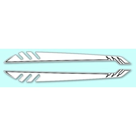 2 ADHESIVOS 3D MANGO PROTECCIÓN XMAX 400 compatible x YAMAHA X MAX 400 2013-2016