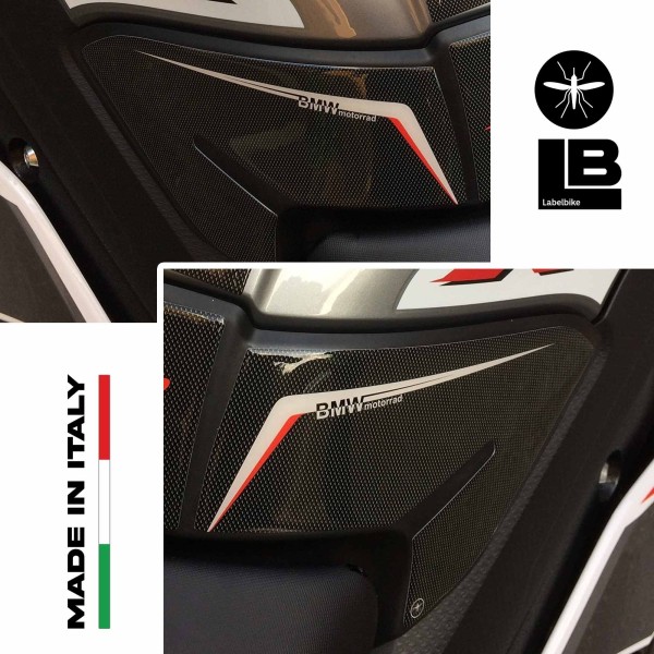 2 SIDE PANEL PROTECTIONS in 3D gel resin compatible for BMW S1000XR motorbike