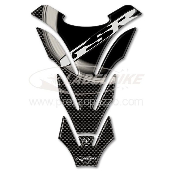 STICKERS 3D CARBON COMPATIBLE STICKERS for SUZUKI GSR MOTORCYCLE