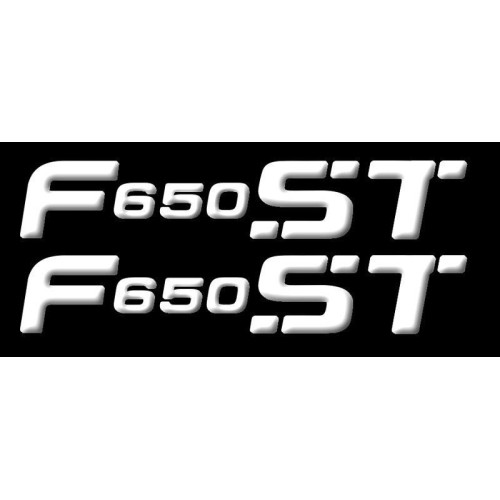                             2 αυτοκόλλητα αυτοκόλλητα από ρητίνη SCRIPT F650ST συμβατά για μοτοσικλέτα BMW F 650 ST
                          