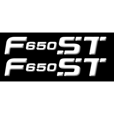 2 RESIN SCRIPT F650ST ADHESIVE-STICKERS compatible for BMW F 650 ST MOTORBIKE