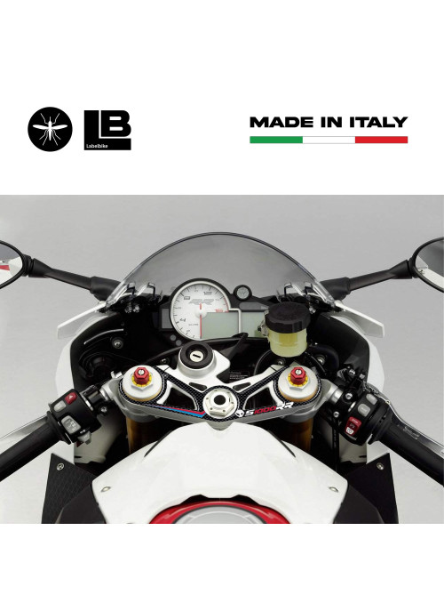 3D Resin Sticker Plaque de fourche compatible avec les motos BMW S1000RR 2009-2011 2