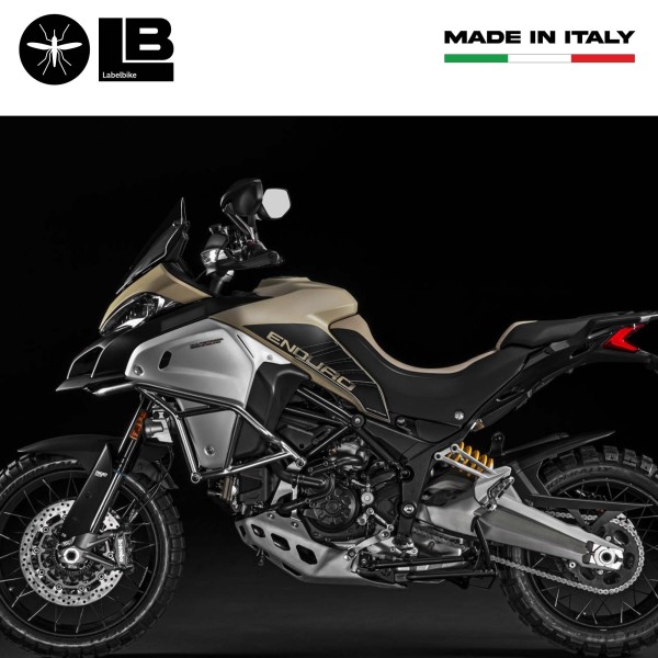 2 PROTECCIONES LATERALES 3D compatibles MOTO DUCATI MULTISTRADA ENDURO 1200 - 1260