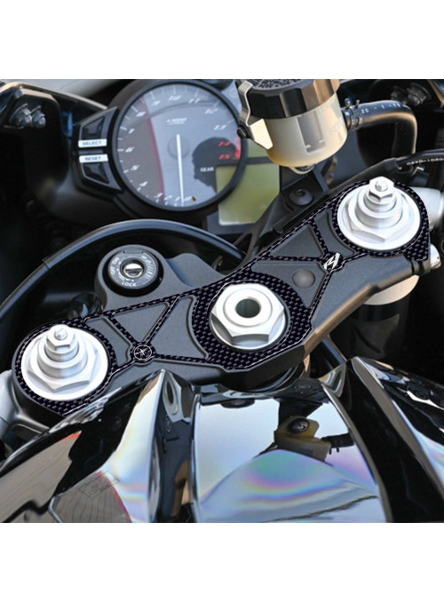 3D ADHESIVE kompatibel für YAMAHA YZF R1 2009-2011 GABELPLATTENSCHUTZ