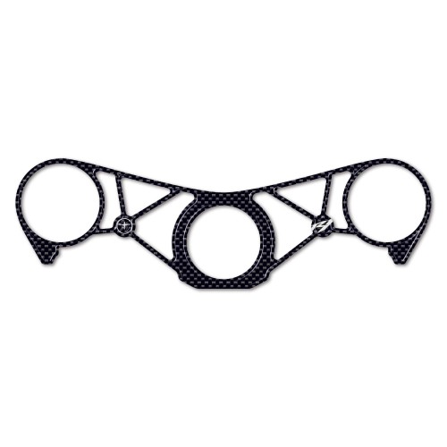 ADHESIVO 3D compatible para YAMAHA YZF R1 2009-2011 FORK PLATE PROTECTION 2