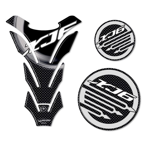 CARBON 3D GEL STICKERS ADHESIVE KIT kompatibel für YAMAHA XJ6 2008-2013 MOTORRAD