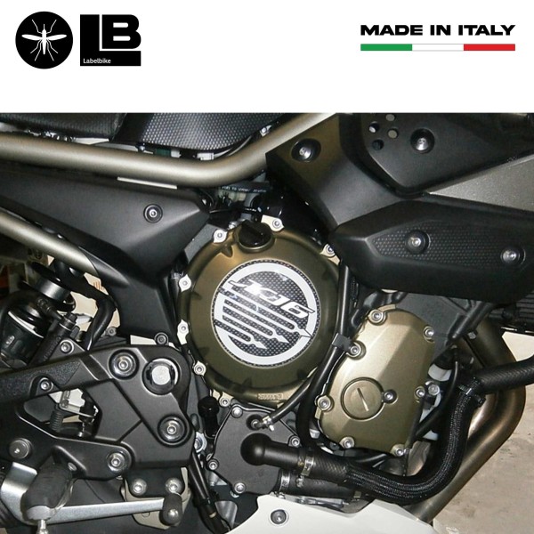 CARBON 3D GEL STICKERS ADHESIVE KIT συμβατό για YAMAHA XJ6 2008-2013 MOTORBIKE