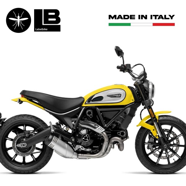 3D RESIN SIDE PROTECTIONS COMPATIBLE for vintage DUCATI SCRAMBLER MOTORCYCLE