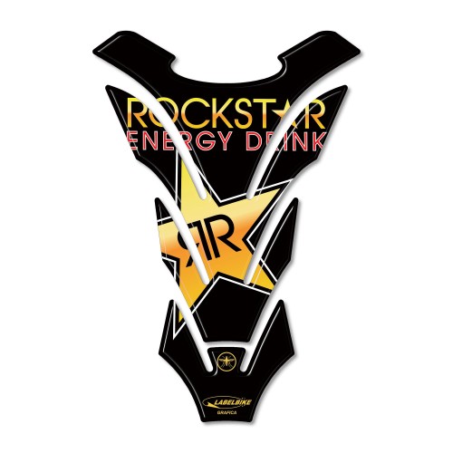                            RockStar 3D ENERGY DRINK ADHESIVES Προστατευτικό x MOTORCYCLE TANK Μαύρο
                          
