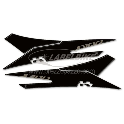 2 3D gel ADHESIVES PEDANE PROTECTIONS compatibles pour KAWASAKI J300 SCOOTER 2