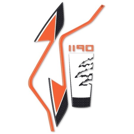 Stickers 3D PROTECTION FRONT MOTO PARK 19" compatible pour KTM 1190 ADVENTURE
