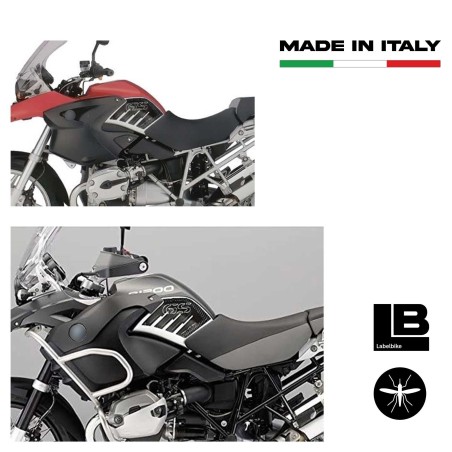 3D ADHESIVES δεξαμενής συμβατά για BMW R1200 GS ADVENTURE 2006-2013 CARBON