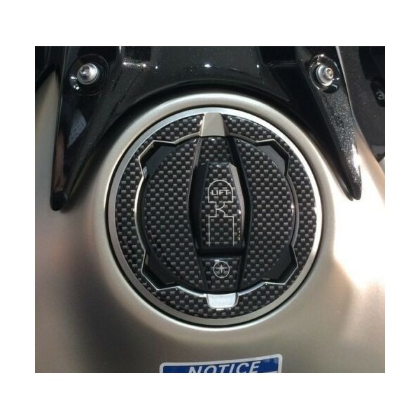 KIT ADHESIVOS 3D PROTECTORES DE DEPÓSITO compatible para MOTO KAWASAKI Z650 carbono