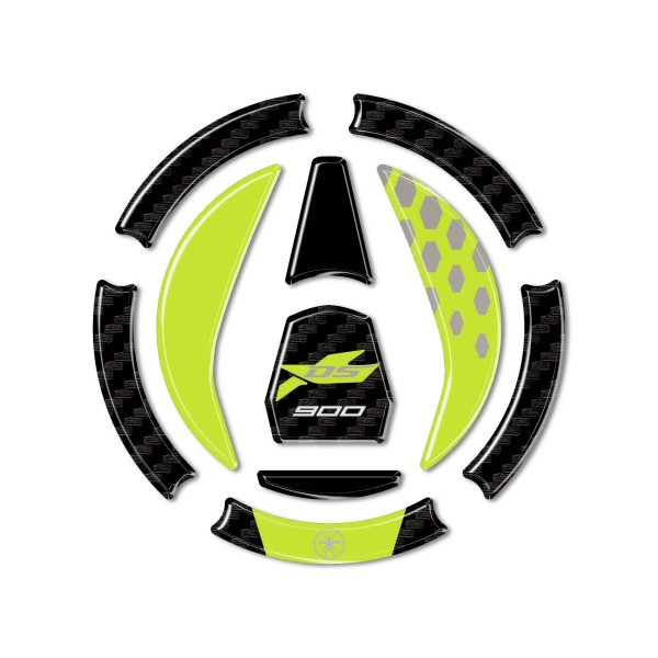 Autocollant de protection de bouchon de réservoir moto compatible avec Voge Valico 900DSX 2024