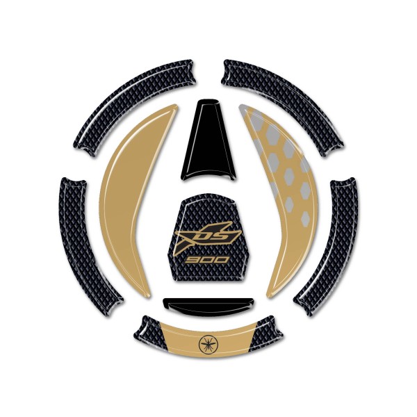 Pegatina de protección del tapón del depósito moto compatible con Voge Valico 900DSX 2024