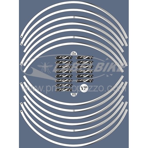                                             KIT MOTO ADHESIVE STRIPES compatible with 17 RIMS YAMAHA YZF R1 tuning stickers
                                          