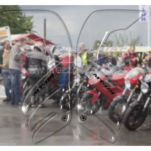                             3D SIDE PROTECTIONS διαφανή SIDE PROTECTIONS συμβατά YAMAHA MT-09
                          