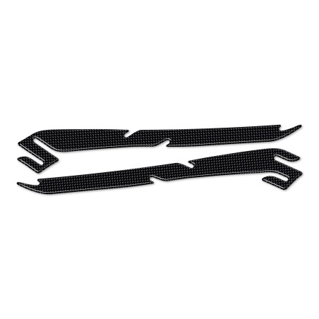 2 3D GEL-GRIFFSCHUTZ ADHESIVES kompatibel für SUZUKI BURGMAN 400 2006-2016