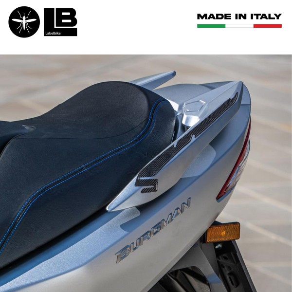 2 ADHESIVOS DE PROTECCIÓN DE MANETAS 3D GEL compatibles para SUZUKI BURGMAN 400 2006-2016