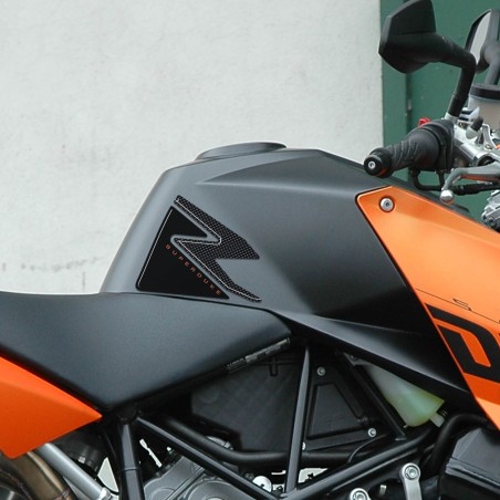 Pegatinas 3D Protectores laterales de depósito compatibles con Ktm Superduke 990 1290