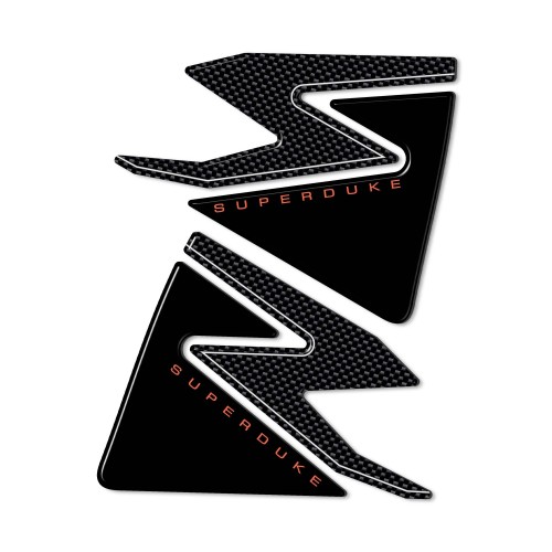 Stickers 3D Tank Side Protectors compatible avec Ktm Superduke 990 1290 2