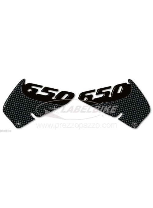 Protections latérales en gel 3D compatibles avec la moto KAWASAKI ER-6n 2007-11 2