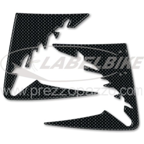 2 ADHESIVOS-STICKERS 3D gel PARKERS compatible para X MAX 400 YAMAHA XMAX 2013-2016 2
