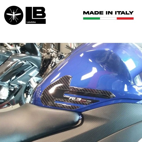 2 SIDE TANK PROTECTORS COMPATIBLE WITH YAMAHA YZF R3 2015-2025 MOTORBIKES 2