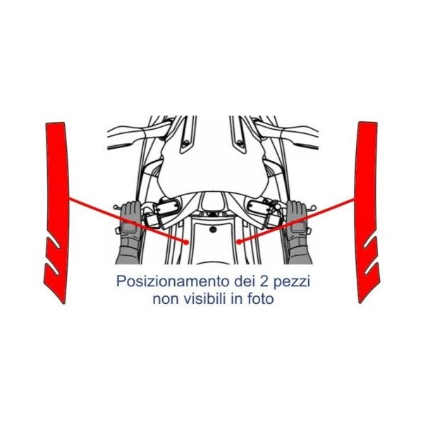 KIT BOOMERANG 3D ADHESIVES for Scooter XCITING 250 KYMCO-compatible PROTECTIONS