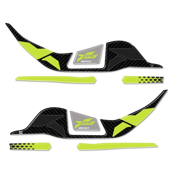 Aufkleber 3D Handschützer Motorrad kompatibel mit Voge Valico 900DSX 2024