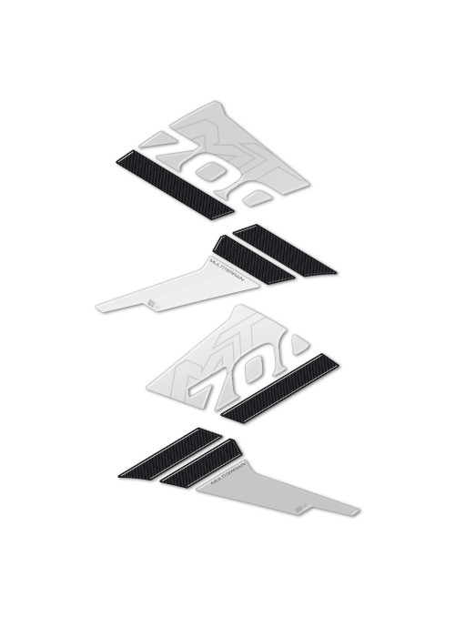 3D-Gel-Aufkleber 3D-Motorrad-Tank-Seitenschützer kompatibel mit CFMOTO 700MT 2