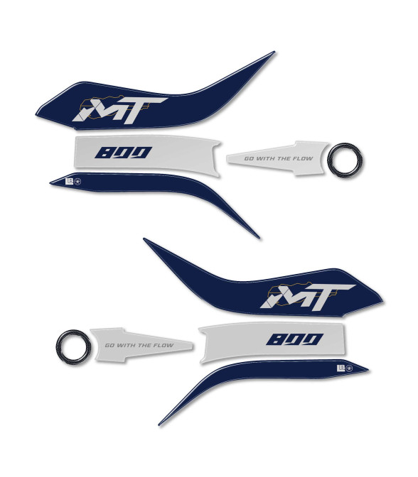 Protección guardamanos 3D pegatinas de resina de gel moto compatible con CFMOTO 800MT