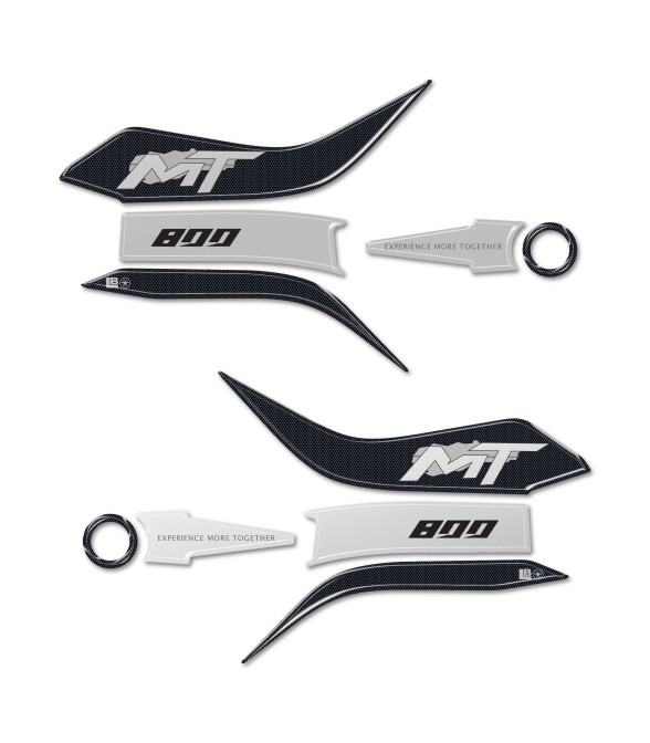 Protège-mains en résine gel 3D autocollants moto compatible avec CFMOTO 800MT