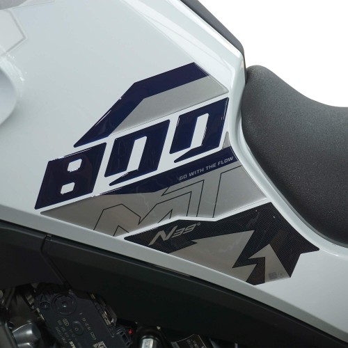 Protections latérales de réservoir de moto 3D Gel Stickers compatible avec CFMOTO 800MT