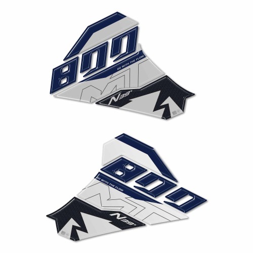 Protections latérales de réservoir de moto 3D Gel Stickers compatibles avec CFMOTO 800MT 2
