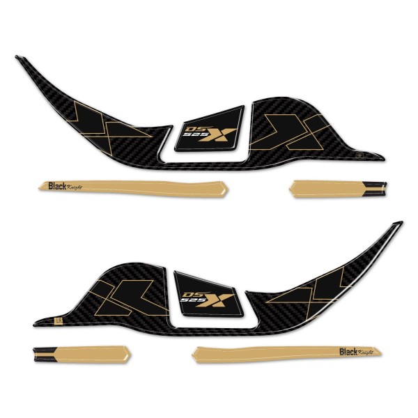 Handguards 3D motorbike stickers compatible with Voge Valico 525DSX 2024-2025