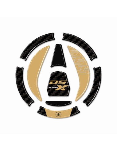 Adhesivo protector tapón depósito moto compatible con Voge Valico 525DSX 2024