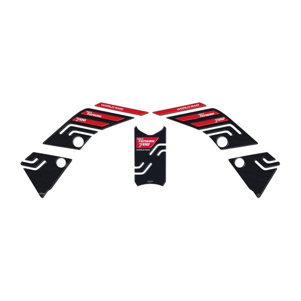 3D GEL STICKER KIT MOTORBIKE TANK PROTECTORS COMPATIBLE WITH YAMAHA TENERE 700