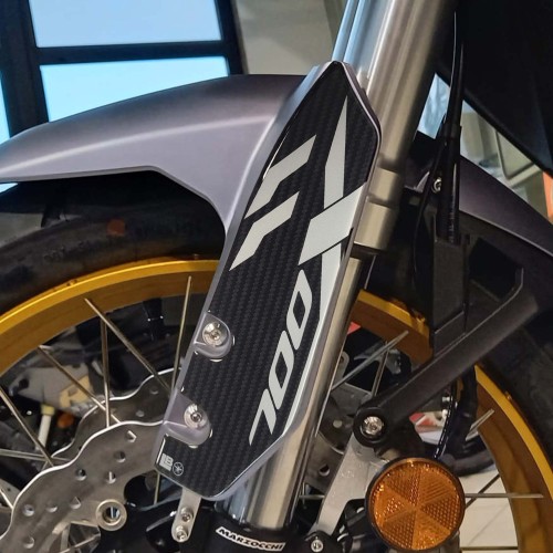 Autocollants de protection pour garde-boue de moto compatibles avec QJ Motor SRT 700X