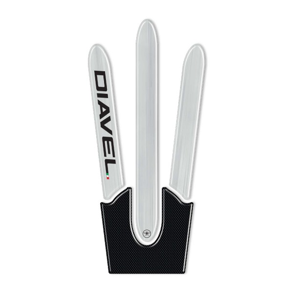 CARBON 3D RESIN ADHESIVE SURFACE συμβατό για MOTORCYCLE DUCATI DIAVEL Νέο