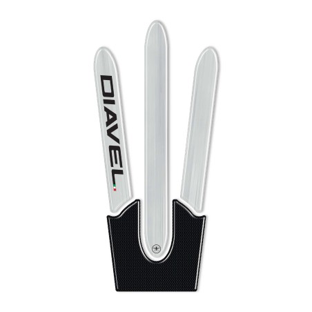 CARBON 3D RESIN ADHESIVE SURFACE συμβατό για MOTORCYCLE DUCATI DIAVEL Νέο