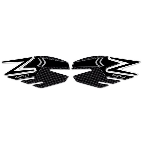 2 SIDE 3D Knee PROTECTIONS compatible para MOTO KAWASAKI Z650 2