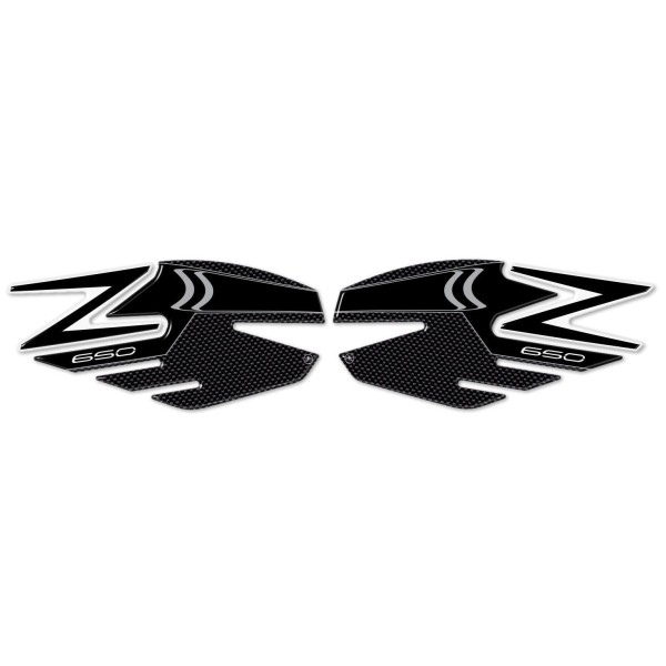 2 SIDE 3D Knee PROTECTIONS compatible para MOTO KAWASAKI Z650