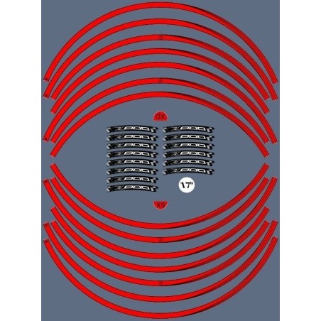 ADHESIVE STRIP KIT συμβατό για ζάντες μοτοσικλετών 17 αυτοκόλλητα KAWASAKI Z800 Tuning Stickers