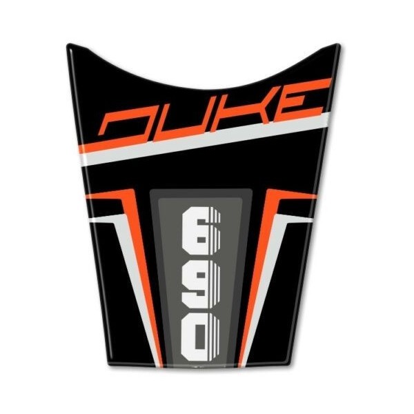 Pare-brise adhésif 3D en résine gel compatible avec les motos naked KTM 690 DUKE