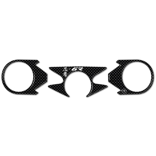3D Gel-Schutzgabelplatte kompatibel für Motorräder KAWASAKI ZX-6R 2007-2008 2