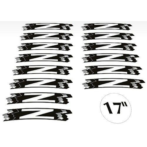 KIT ADHESIVO compatible para 17 LLANTAS NAKED MOTO KAWASAKI Z YELLOW FLUO 2
