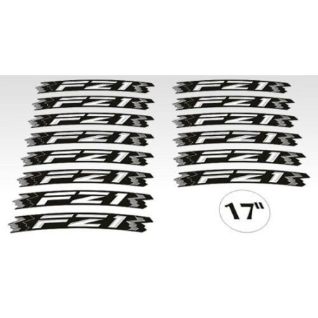 ADHESIVE STRIP KIT compatible for 17" MOTORCYCLE RIMS NAKED YAMAHA FZ1 YELLOW FLUO