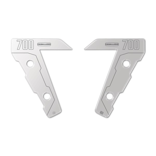 3D Stickers Motorcycle deflector protectors compatible with Fantic Caballero 700